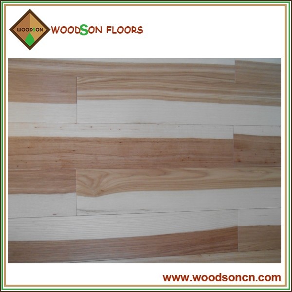 Handscrape Solid Hickory Hardwood Floor