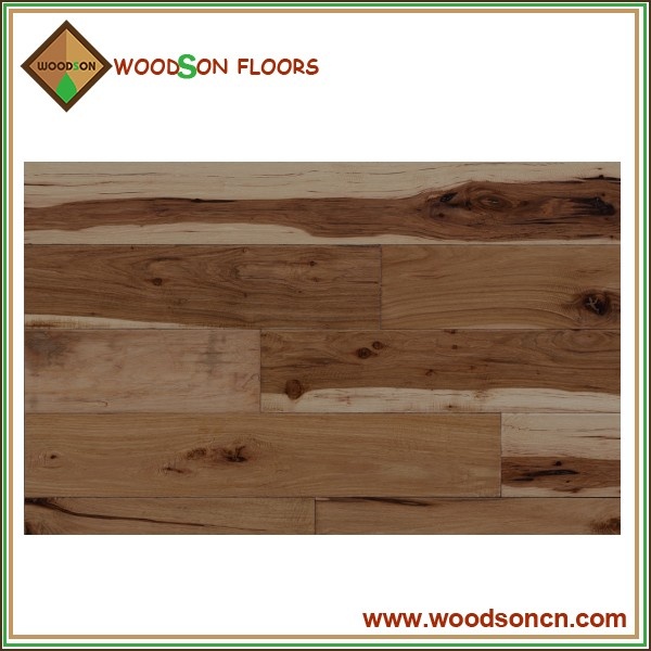 Handscrape Solid Hickory Hardwood Floor