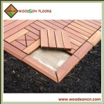 Balau Outdoor Decking Tiles