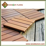 Balau Outdoor Wooden Decking Tiles