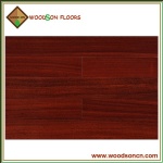 Red Stained Solid Okan Wood Flooring